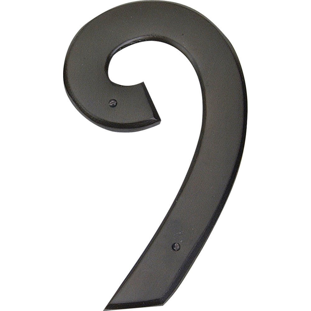 # 9 House Number in Oil Rubbed Bronze