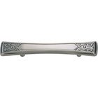 Maltese 3" Centers Decorative Pull in Pewter
