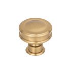 1 1/4" Round Knob in Warm Brass