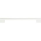 11 3/8" Centers Thin Square Long Rail Pull in High White Gloss