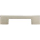 5" Centers Thin Square Handle in Brushed Nickel