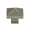 Atlas Homewares - Cabinet Hardware - Craftsman California 1 1/4" Hammered Pyramid Knob in Pewter