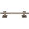 Atlas Homewares - Cabinet Hardware - Craftsman California 4" Centers Hammered Pyramid Pull in Pewter